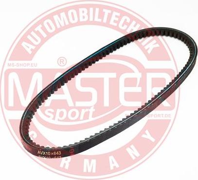 MASTER-SPORT GERMANY AVX-10X643-PCS-MS - Ķīļsiksna adetalas.lv