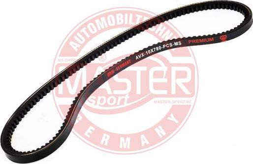 MASTER-SPORT GERMANY AVX-10X780-PCS-MS - Ķīļsiksna adetalas.lv