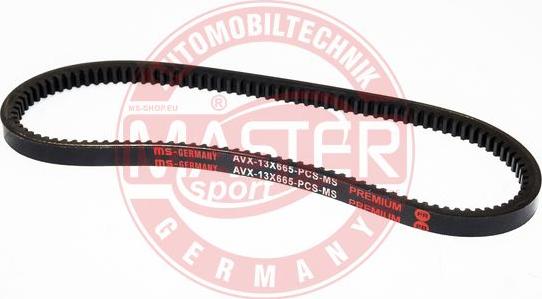 MASTER-SPORT GERMANY AVX-13X665-PCS-MS - Ķīļsiksna adetalas.lv