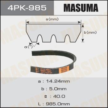 MASUMA 4PK985 - Ķīļrievu siksna adetalas.lv