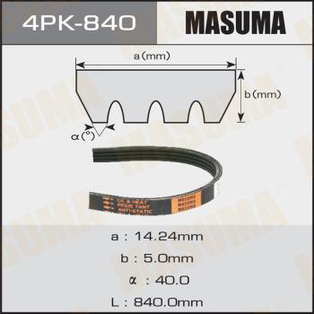 MASUMA 4PK840 - Ķīļrievu siksna adetalas.lv