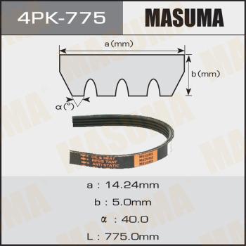 MASUMA 4PK775 - Ķīļrievu siksna adetalas.lv