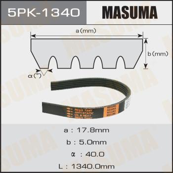 MASUMA 5PK-1340 - Ķīļrievu siksna adetalas.lv