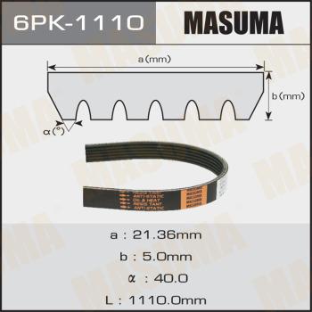 MASUMA 6PK-1110 - Ķīļrievu siksna adetalas.lv