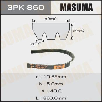 MASUMA 3PK860 - Ķīļrievu siksna adetalas.lv