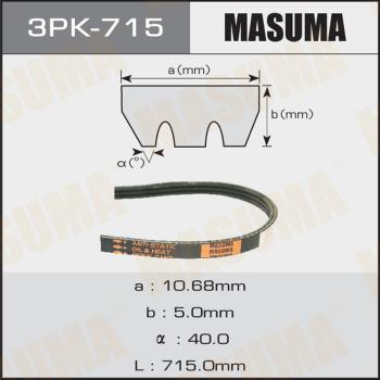 MASUMA 3PK715 - Ķīļrievu siksna adetalas.lv