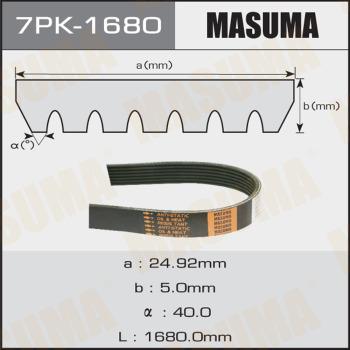 MASUMA 7PK-1680 - Ķīļrievu siksna adetalas.lv