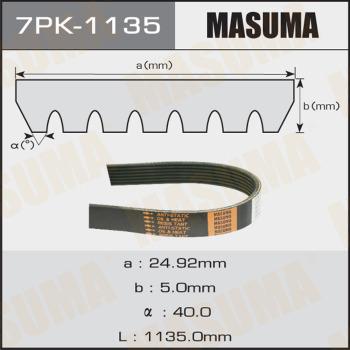 MASUMA 7PK-1135 - Ķīļrievu siksna adetalas.lv