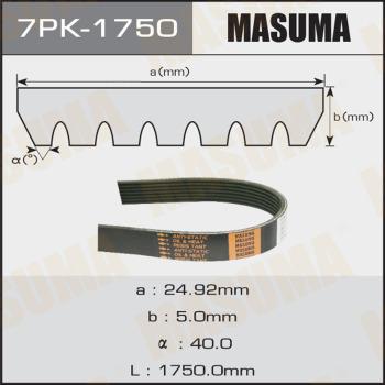 MASUMA 7PK1750 - Ķīļrievu siksna adetalas.lv