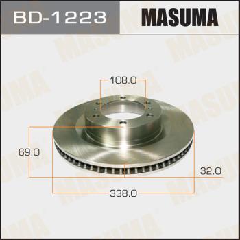 MASUMA BD-1223 - Bremžu diski adetalas.lv