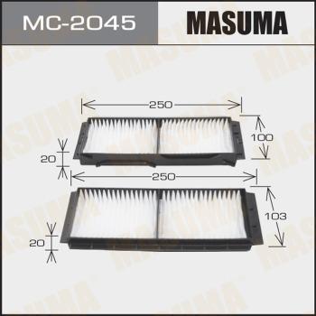 MASUMA MC-2045 - Filtrs, Salona telpas gaiss adetalas.lv