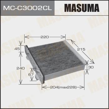 MASUMA MC-C3002CL - Filtrs, Salona telpas gaiss adetalas.lv