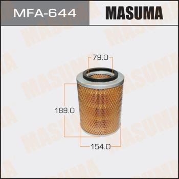 MASUMA MFA-644 - Gaisa filtrs adetalas.lv