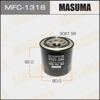 MASUMA MFC-1318 - Eļļas filtrs adetalas.lv