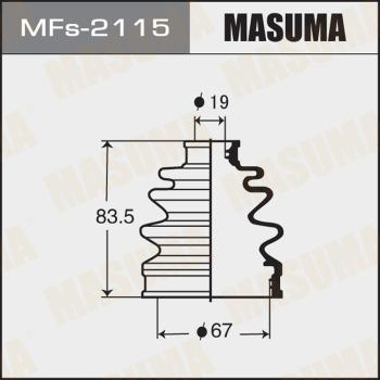 MASUMA MFs-2115 - Putekļusargs, Piedziņas vārpsta adetalas.lv