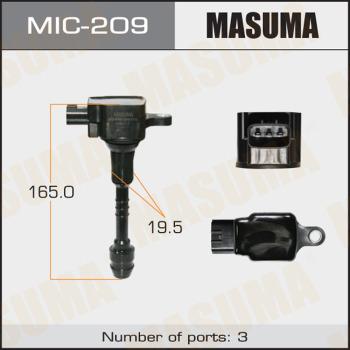 MASUMA MIC-209 - Aizdedzes spole adetalas.lv