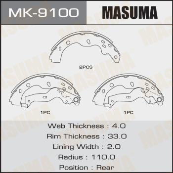 MASUMA MK-9100 - Bremžu loku komplekts adetalas.lv