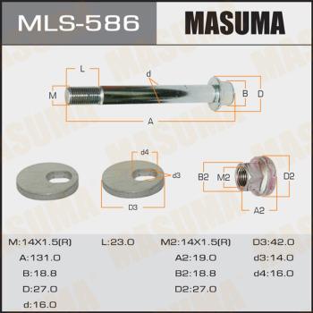 MASUMA MLS-586 - Riteņu sagāzuma regulēšanas skrūve adetalas.lv