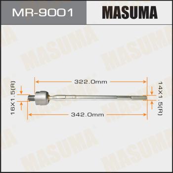 MASUMA MR-9001 - Aksiālais šarnīrs, Stūres šķērsstiepnis adetalas.lv