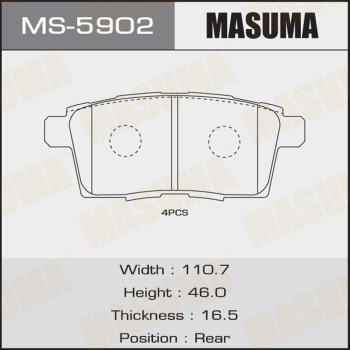 MASUMA MS-5902 - Bremžu loku komplekts adetalas.lv