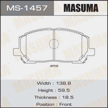 MASUMA MS-1457 - Bremžu loku komplekts adetalas.lv