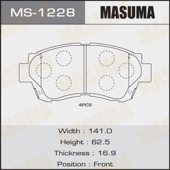 MASUMA MS-1228 - Bremžu loku komplekts adetalas.lv