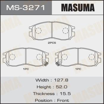 MASUMA MS-3271 - Bremžu loku komplekts adetalas.lv