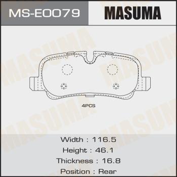 MASUMA MS-E0079 - Bremžu loku komplekts adetalas.lv