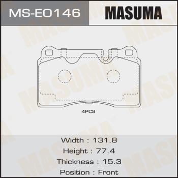 MASUMA MS-E0146 - Bremžu loku komplekts adetalas.lv