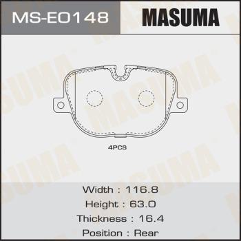 MASUMA MS-E0148 - Bremžu loku komplekts adetalas.lv