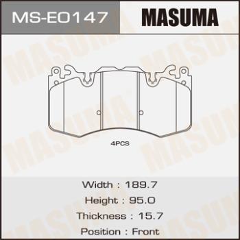 MASUMA MS-E0147 - Bremžu loku komplekts adetalas.lv