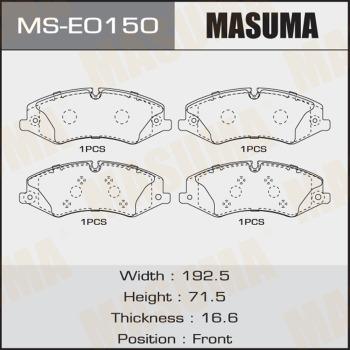 MASUMA MS-E0150 - Bremžu loku komplekts adetalas.lv