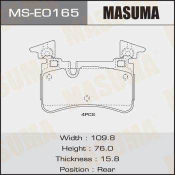 MASUMA MS-E0165 - Bremžu loku komplekts adetalas.lv