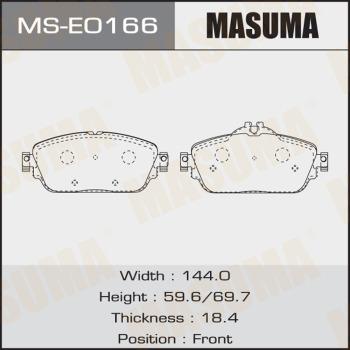 MASUMA MS-E0166 - Bremžu loku komplekts adetalas.lv