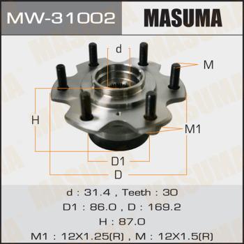 MASUMA MW-31002 - Riteņa rumba adetalas.lv