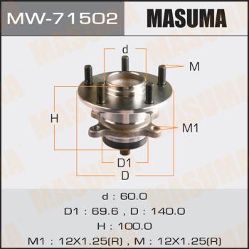 MASUMA MW-71502 - Riteņa rumba adetalas.lv