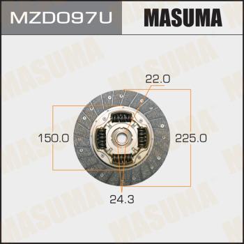 MASUMA MZD097U - Sajūga disks adetalas.lv