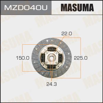 MASUMA MZD040U - Sajūga disks adetalas.lv