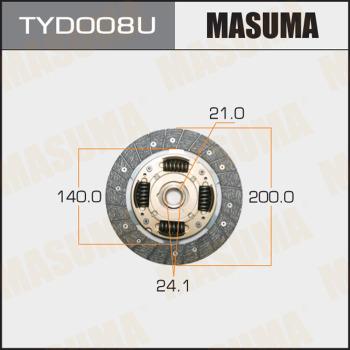 MASUMA TYD008U - Sajūga disks adetalas.lv