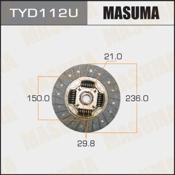 MASUMA TYD112U - Sajūga disks adetalas.lv