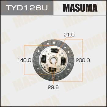 MASUMA TYD126U - Sajūga disks adetalas.lv