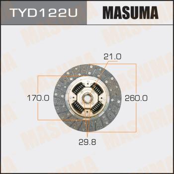 MASUMA TYD122U - Sajūga disks adetalas.lv