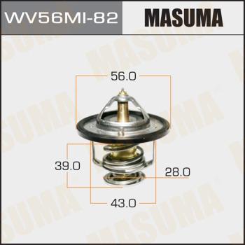 MASUMA WV56MI-82 - Termostats, Dzesēšanas šķidrums adetalas.lv