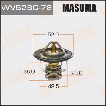 MASUMA WV52BC78 - Termostats, Dzesēšanas šķidrums adetalas.lv