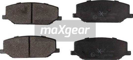 Maxgear 19-1994 - Bremžu uzliku kompl., Disku bremzes adetalas.lv