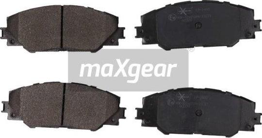 Maxgear 19-1460 - Bremžu uzliku kompl., Disku bremzes adetalas.lv