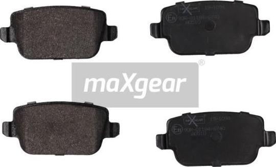 Maxgear 19-1094 - Bremžu uzliku kompl., Disku bremzes adetalas.lv