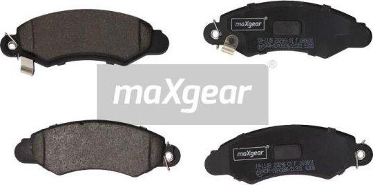 Maxgear 19-1149 - Bremžu uzliku kompl., Disku bremzes adetalas.lv