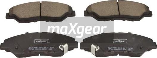 Maxgear 19-1141 - Bremžu uzliku kompl., Disku bremzes adetalas.lv