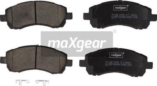 Maxgear 19-1396 - Bremžu uzliku kompl., Disku bremzes adetalas.lv